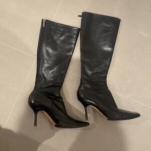 Jimmy Choo Peony Black Boots